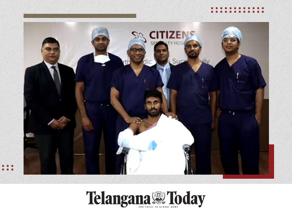 Hyderabad: Amputated wrist replanted at Citizens Hospital