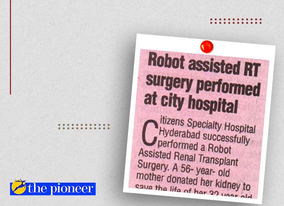  Robot assisted RT surgery performed at Citizens Specialty Hospital